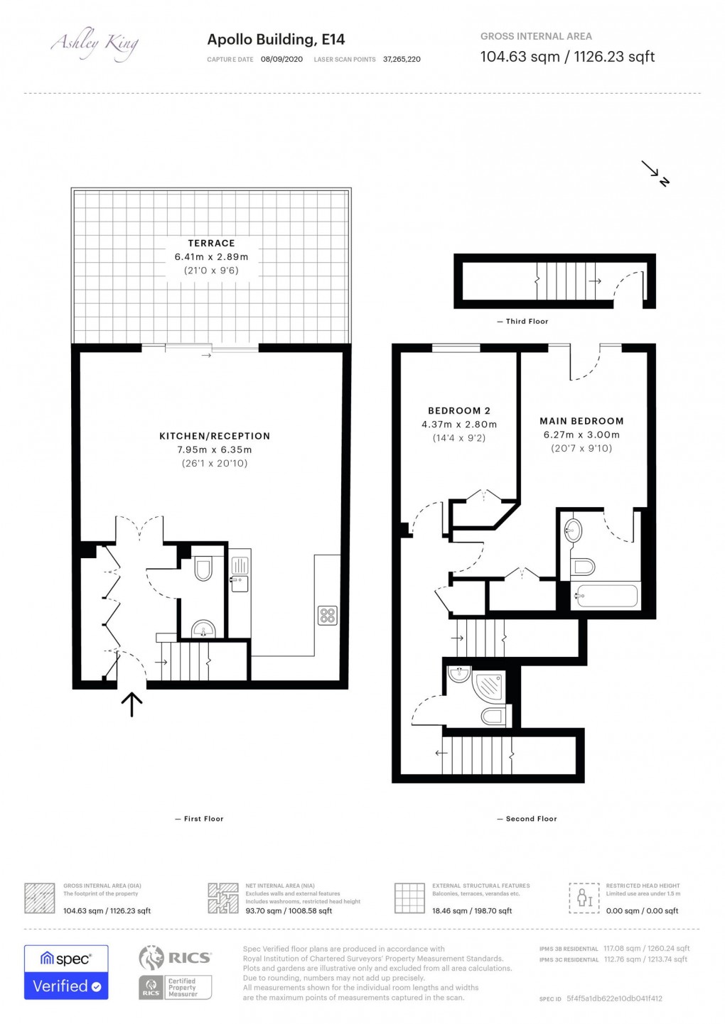 Floorplan for Newton Place, London, E14 3TS