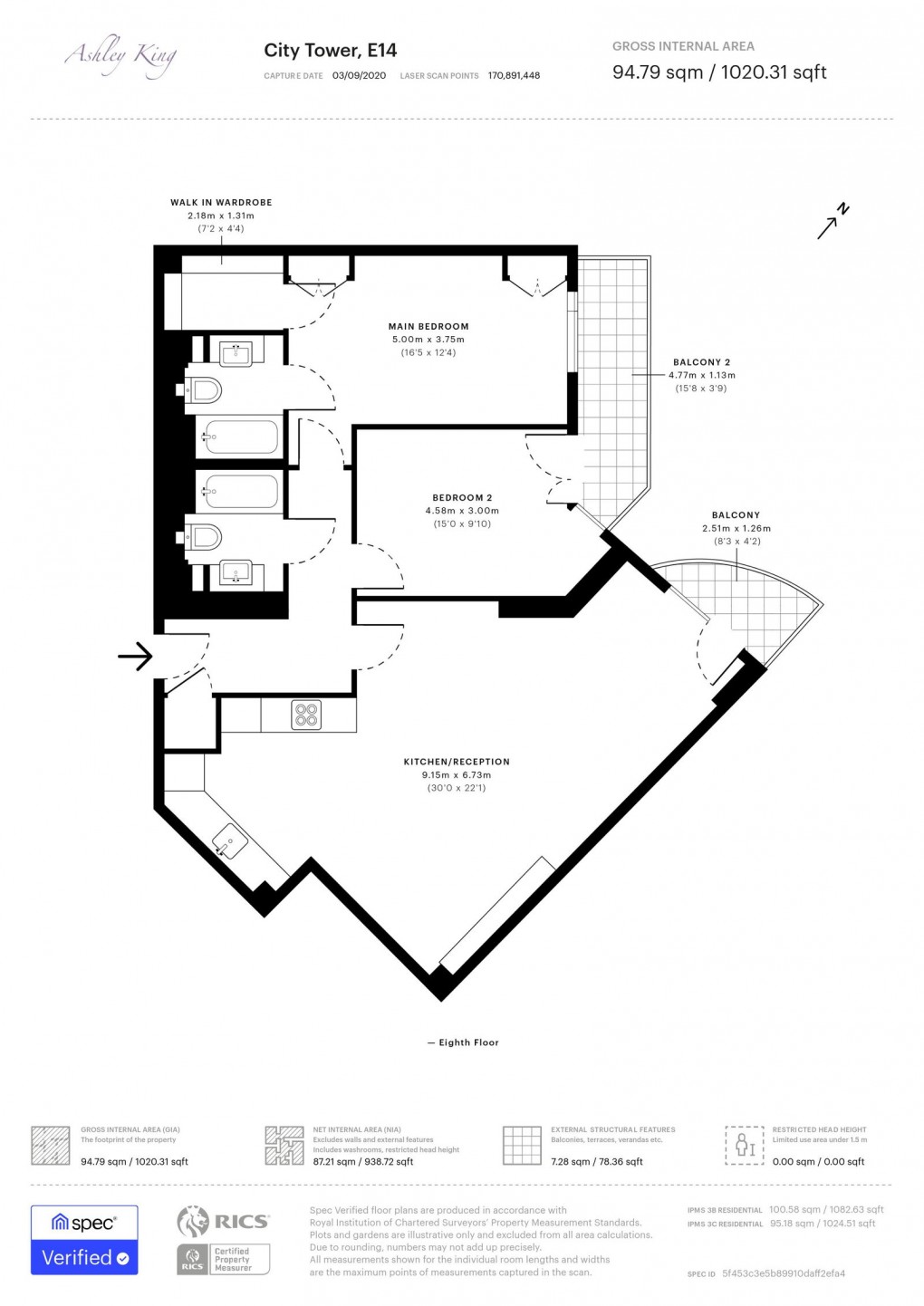 Floorplan for Limeharbour, London, E14 9LU